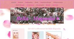 Desktop Screenshot of bella-magnolia.de